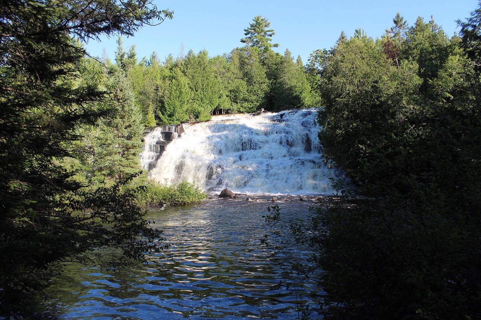 Bond Falls in Paulding, MI