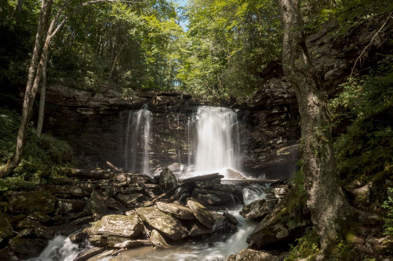 Falls of Hills Creek in Hillsboro, WV