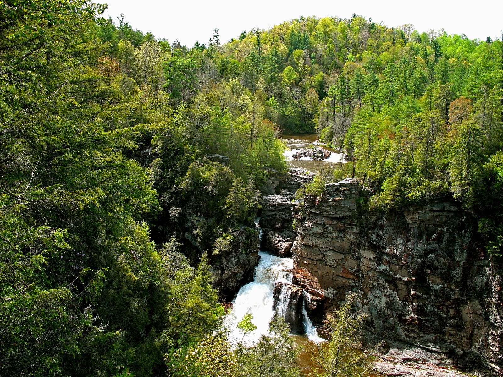 Linville Falls in Linville Falls, NC