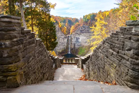 Taughannock Falls in Trumansburg, NY