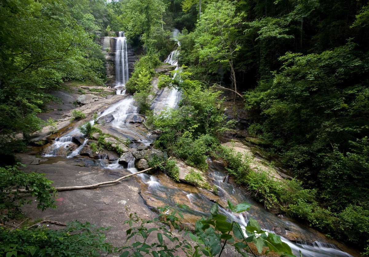 Twin Falls (Eastatoe/Reedy Cove Falls) in Sunset, SC