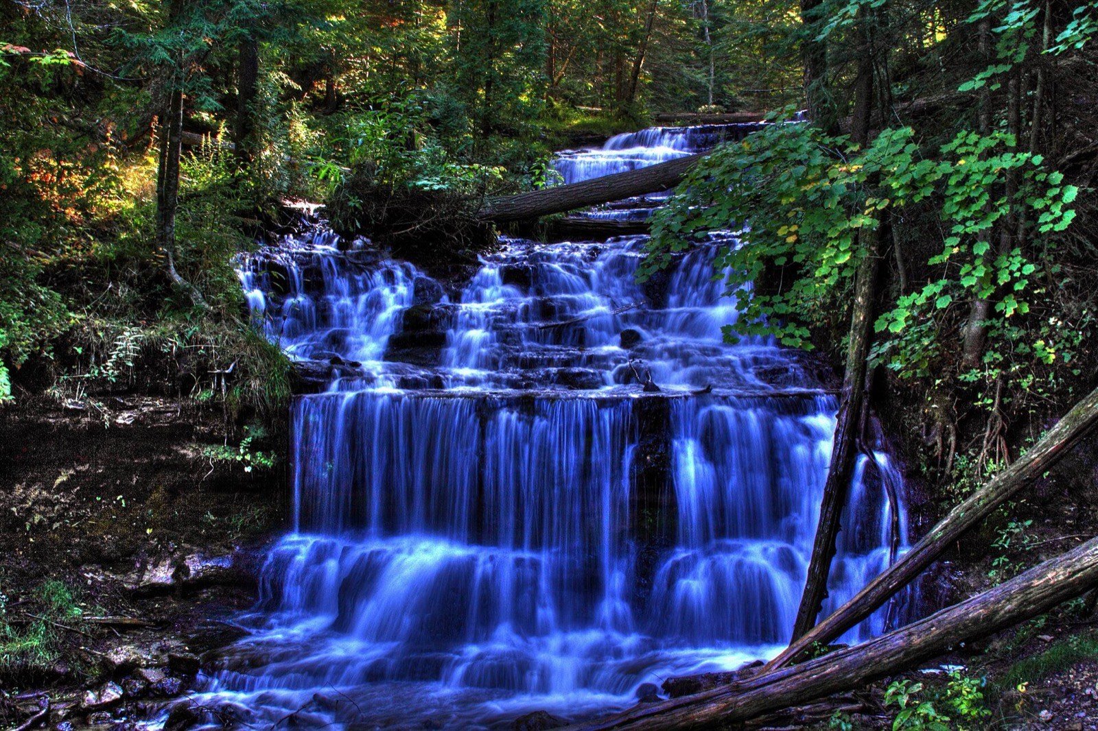 Wagner Falls in Munising, MI